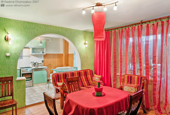 Red dining-room