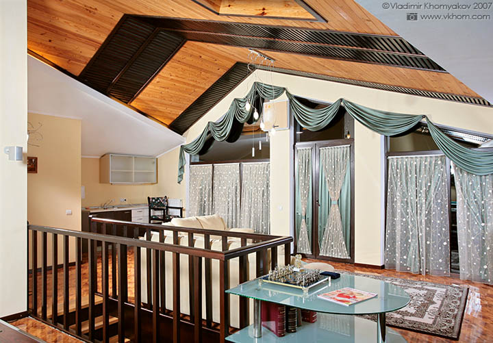 The contemporary interior