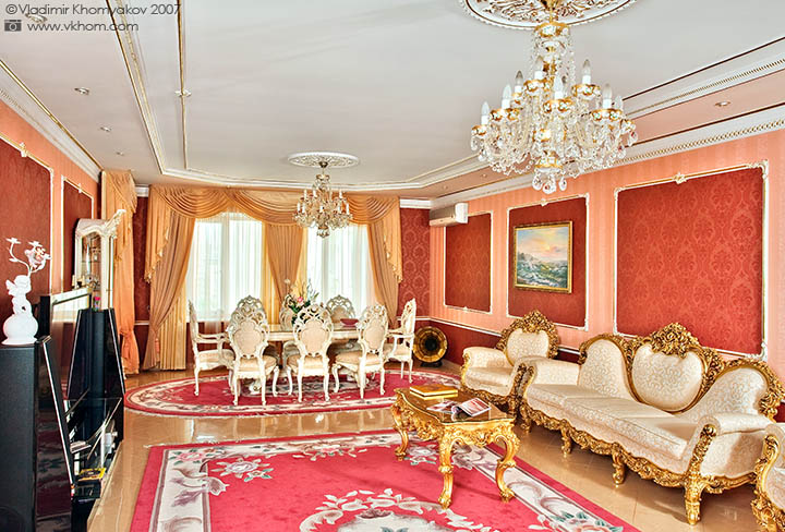 The living room in neobarocco style