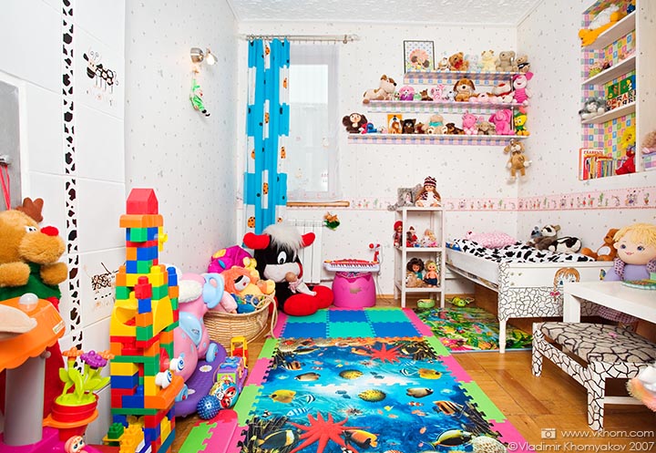 The children room for girl