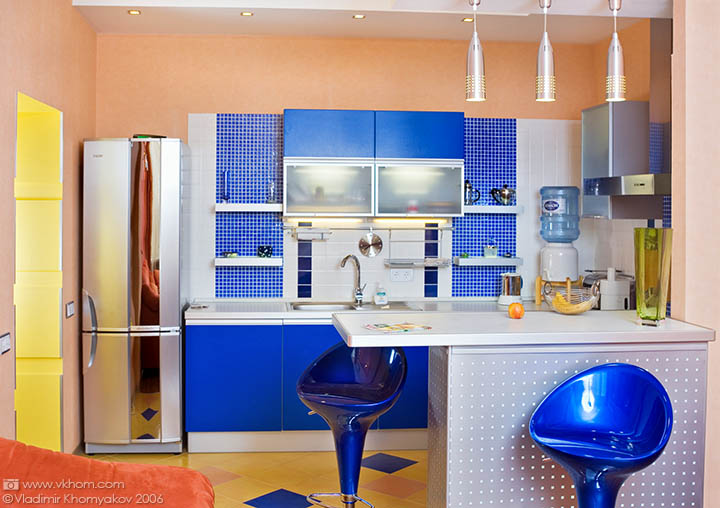 The variegated kitchen