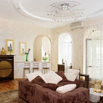 The living room in 