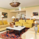 The living room in oriental style