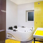 The sunny bathroom