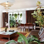 The living room with oriental details